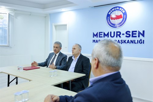 Valimiz Sayın Tuncay Akkoyun, Mardin Memur-SEN'i Ziyaret Etti