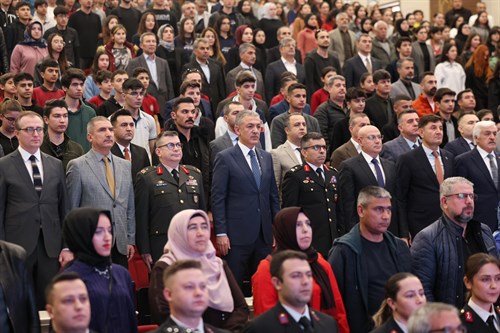 Valimiz Sayın Tuncay Akkoyun, 12 Mart İstiklal Marşı’mızın Kabulü ve Mehmet Akif Ersoy’u Anma Programına Katıldı